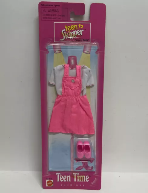 1997 Teen Skipper Sister Of Barbie Fashions Mattel 68028-95 Pink Jumper