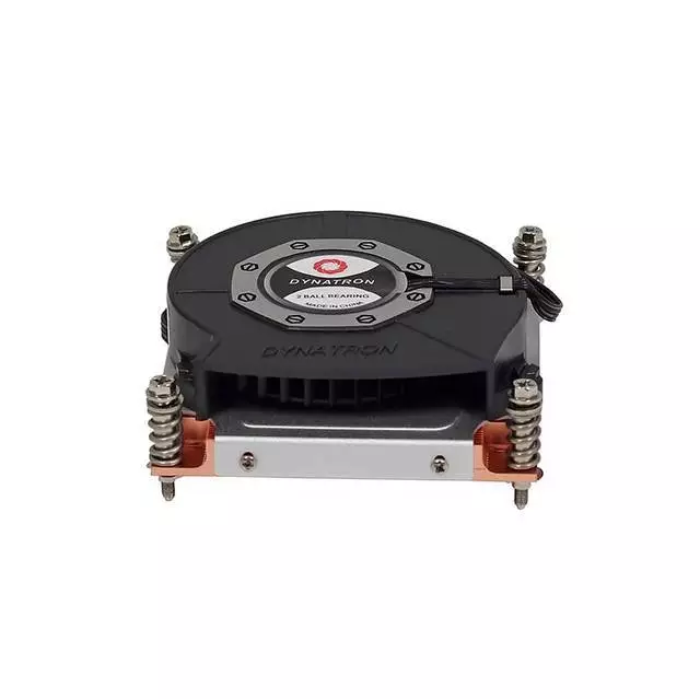 Dynatron Q3 Active Air Cooler Copper Heatsink with Skiving Fins, Up to 125