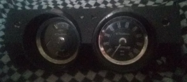 Mk1 Ford Cortina Tachimetro Flusso Aria/Temperatura, Misuratore Carburante & Binnicle - Blu