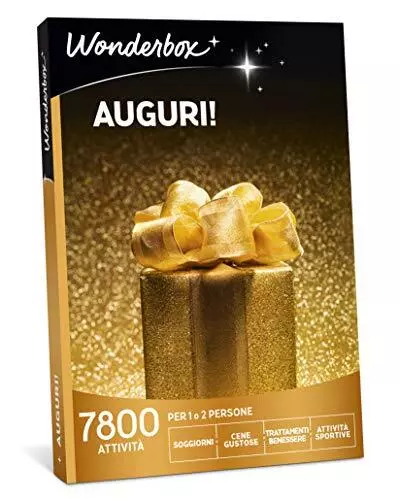 WONDERBOX - BOX Regalo Di Auguri - Un Insieme Di Idee Regalo Donna, Idee  (G1v) EUR 62,38 - PicClick IT