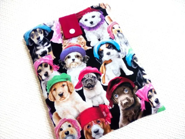 Book Sleeve DOGS or CATS Cover Kindle Cover Book Bag Pouch