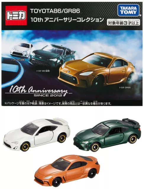 TAKARA TOMY Tomica Gift TOYOTA86 / GR86 10th Anniversary Collection Mini Car Toy