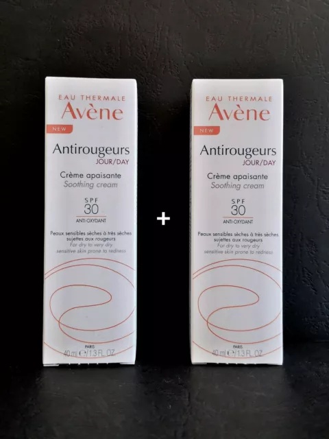 Avene Antirougeurs Redness-relief Soothing Day Cream 40ML 1+1 FREE, Exp. 07/2025