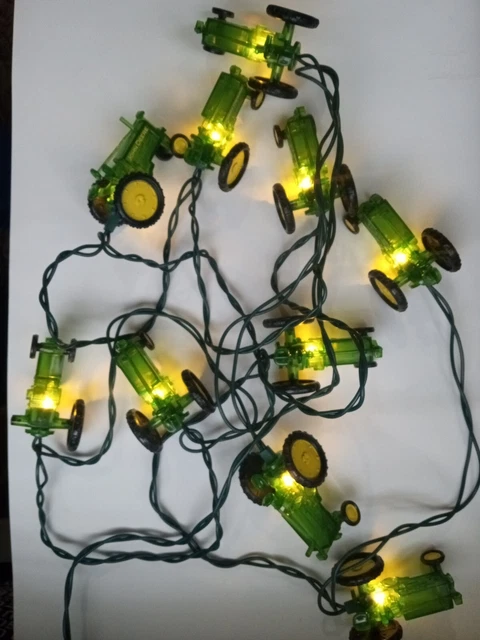 John Deere Tractor 10 Light Christmas Set E137139