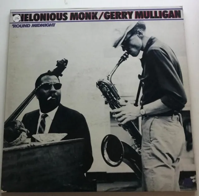 vinile raro " 'ROUND MIDNIGHT" Thelonious Monk e Gerry Mulligan, 2LP, del 1983