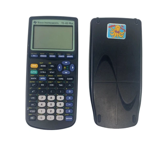 Texas Instruments TI-83 Plus Graphing Calculator with Cover Great Condition