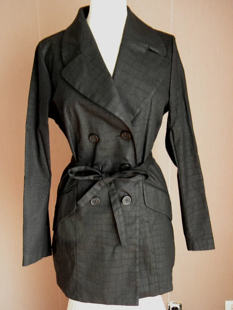 Manteau One Step Taille 38/40 - Occasion Très Bon état, Couleur Noir, Style Pardessus