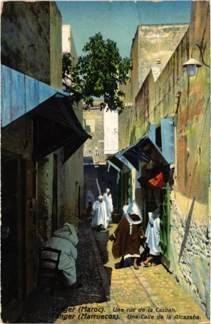 CPA AK Tanger Une rue de la Casbah MAROC (1318348)