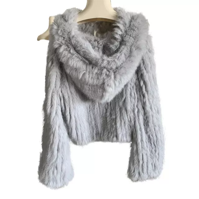 Cappotto di vera pelliccia lavorato a maglia donna moda giacca di pelliccia lunga outwear inverno cappotto di pelliccia gilet