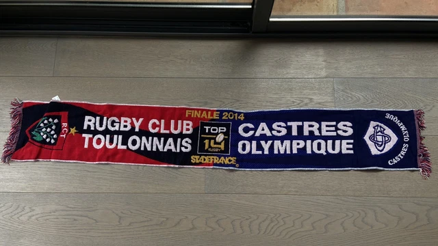 Écharpe Rugby Nice UC NUC – Supporters Phases Finales, Stade Niçois