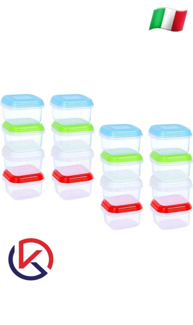 Vasetti Bambini 120ml - Contenitori Plastica Senza BPA, Per Alimenti, Freezer E Microonde, 16 Pezzi - Foto 4