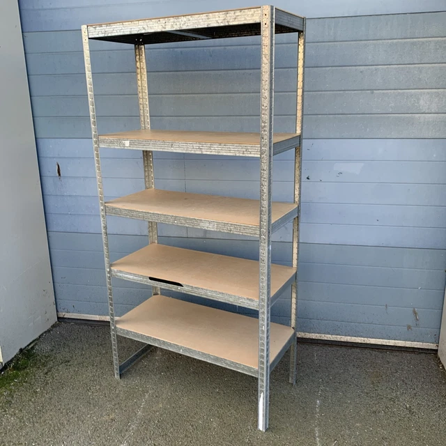 HEAVY DUTY WAREHOUSE Racking Garage Shelving Storage Shelves Metal ...
