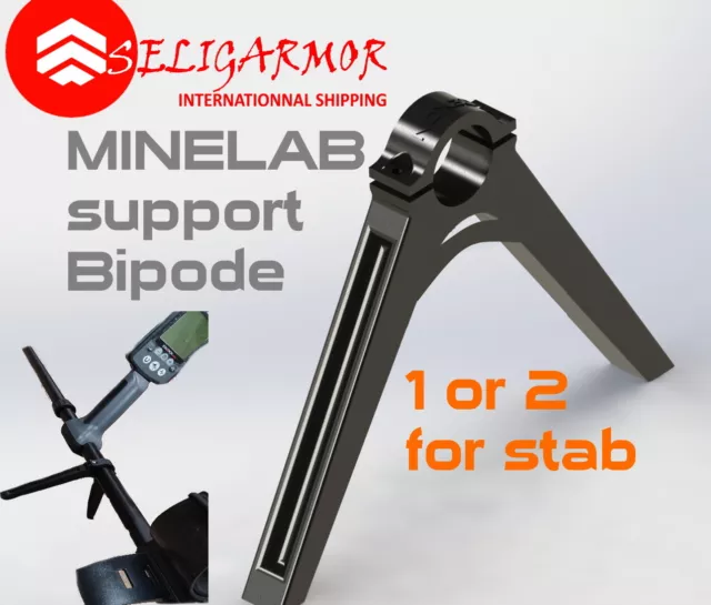 NEW minelab equinox 600 800 bipods bipied renfort support trepied stand detector