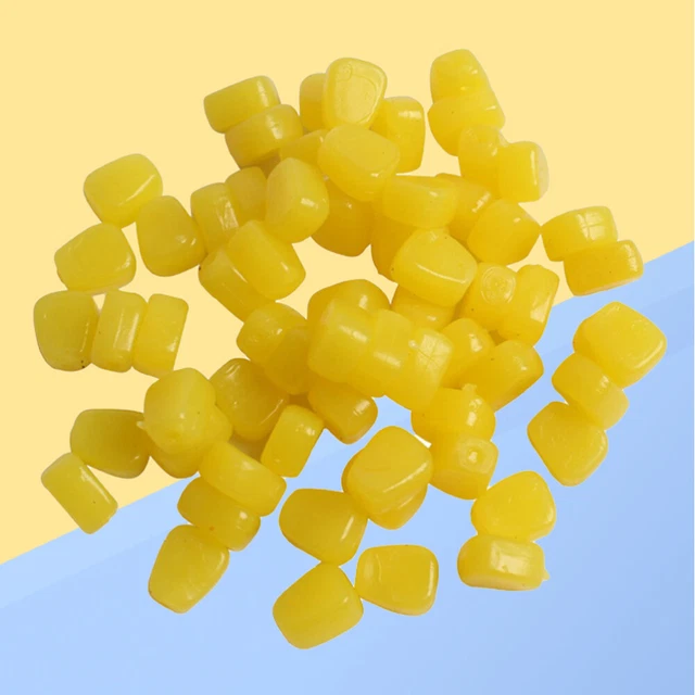200 PCS Fischköder Simulationsköder Für Das Karpfenangeln Yellow
