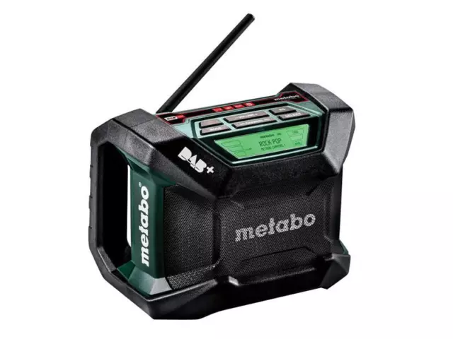 Metabo R 12-18 DAB+ BT Baustelle Bluetooth Radio 240V & LI-ION Blank Einheit