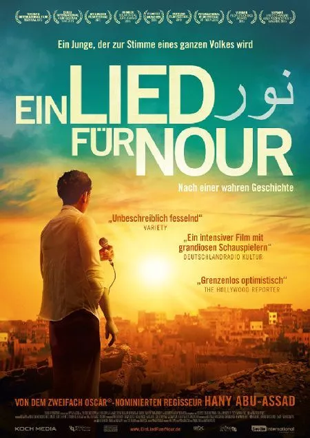Nadine Labaki Tawfeek Barhom EIN LIED FÜR NOUR Original Filmplakat A1 GEROLLT
