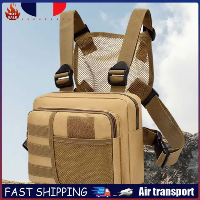 Chest Rig Packs Fashion Male Waist Bag Portable Multi-pockets for Running Travel