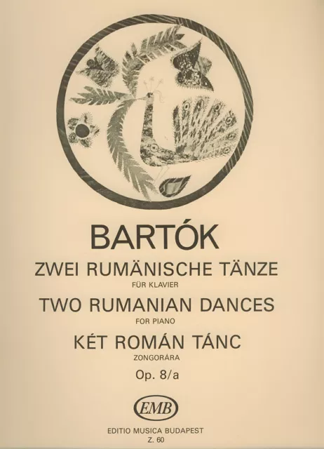 Béla Bartók | Two Rumanian Dances | Buch | Editio Musica Budapest