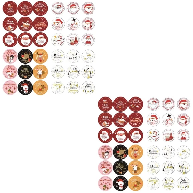 360 PCS Weihnachten Geschenk Etiketten Weihnachten Präsentieren Aufkleber