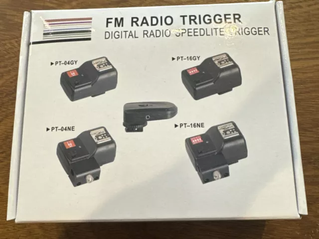 Neewer Wireless Flash Trigger Set 433MHZ With 1 Transmitter 2 Receivers