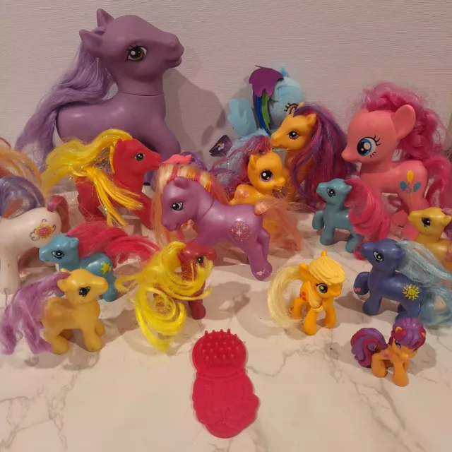 Play Horses & My Little Pony Bundle Bulk MLP Hasbo And Unbranded Mix See Photo