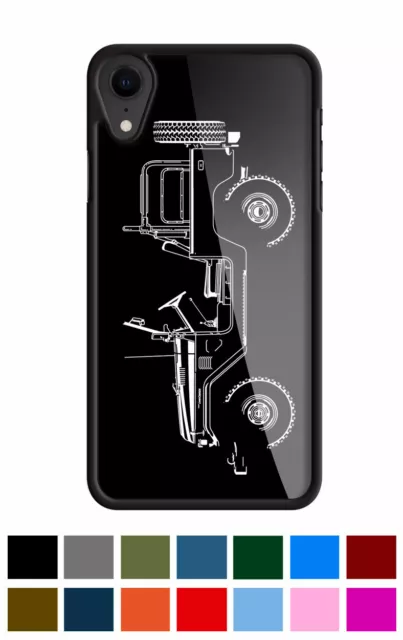 Funda de teléfono Toyota BJ40 FJ40 Land Cruiser perfil superior Apple iPhone