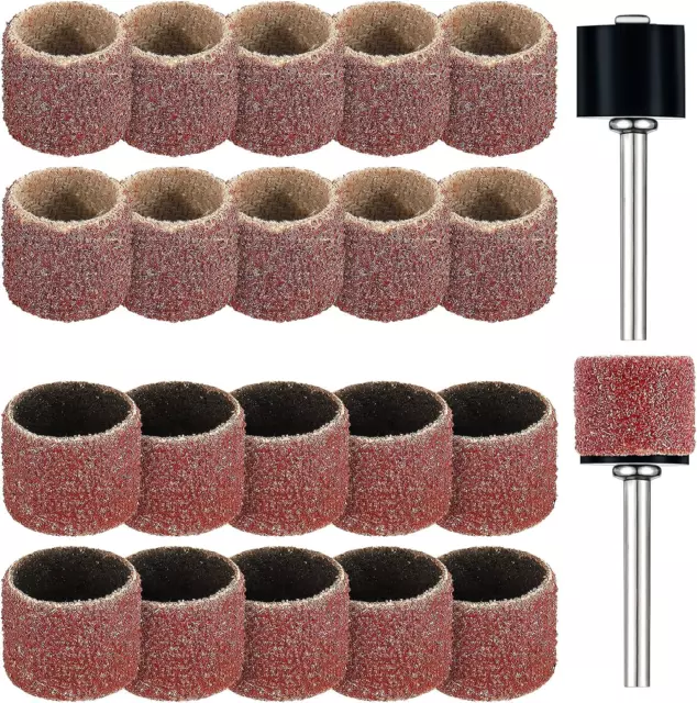 22 Pet Nail Grinder Replacement Kit with Grit Sanding Bands Pet Nail Smoother Do