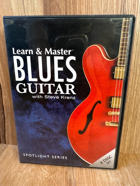 LEARN AND MASTER Blues Guitar with Steve Krenz 8 Disc Set (DVD ...