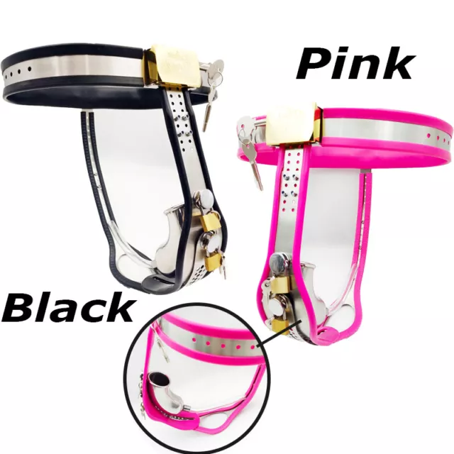 T-Type Keuschheitsgürtel Abnehmbarer Käfig Bondage Chastity Belt BDSM Sklaven