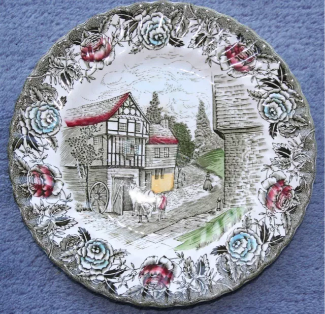 British Anchor English Country Scenes Plate