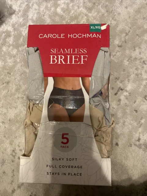 CAROLE HOCHMAN WOMENS Sz M Silky Soft Full Coverage Seamless Brief