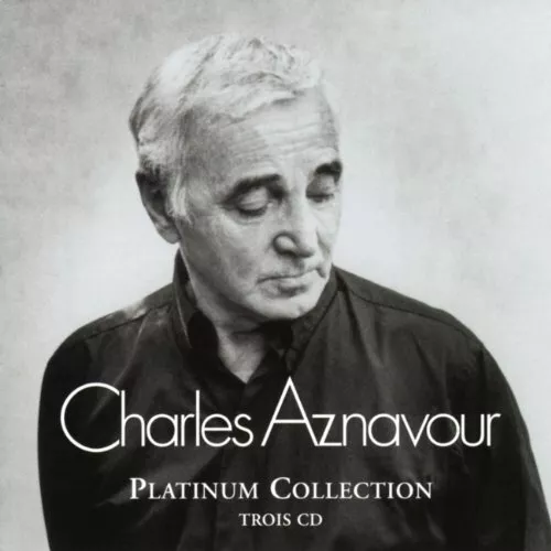 CHARLES AZNAVOUR - Colección Platino - 3 CD - Juego en caja importación original NUEVO