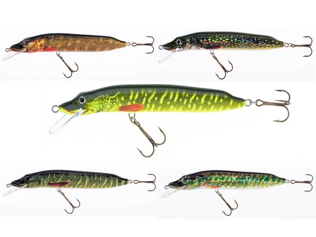 HECHT WOBBLER JAXON PIKE 10cm RAUBFISCHKÖDER BARSCH ZANDER KÖDER CRANKBAIT