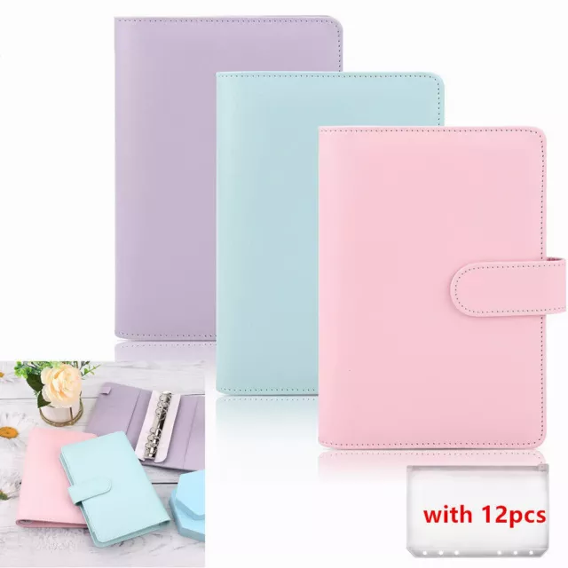 A6 Notebook Budget Binder Money Saving Wallet Planner Cash Organizer Envelopes