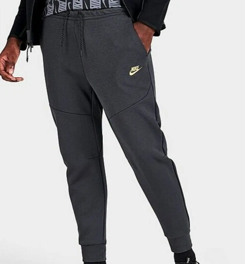 NIKE SPORTSWEAR TECH Fleece Slim Fit Taper Leg Joggers Dark Smoke Grey