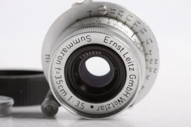 Leica Leitz Summaron M39 3,5/3,5cm Germany Lens 3,5/35 Screw Mount Weitwinkel