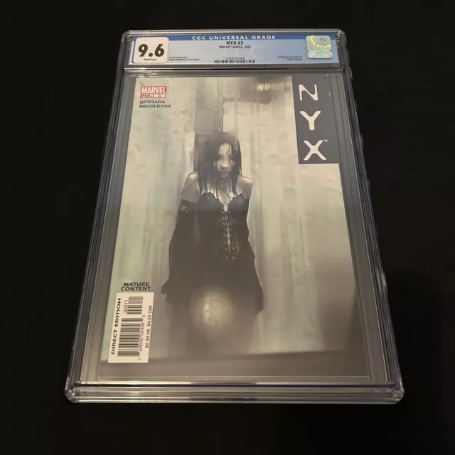 NYX #3 CGC 9.6 (X-23, Laura Kinney, Wolverine clone, Hulk 181, X23) n/a CGC 9.8