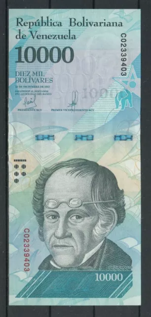 Geldschein aus Venezuela - 10000 Diez Mil Bolivares - bankfrisch (9)