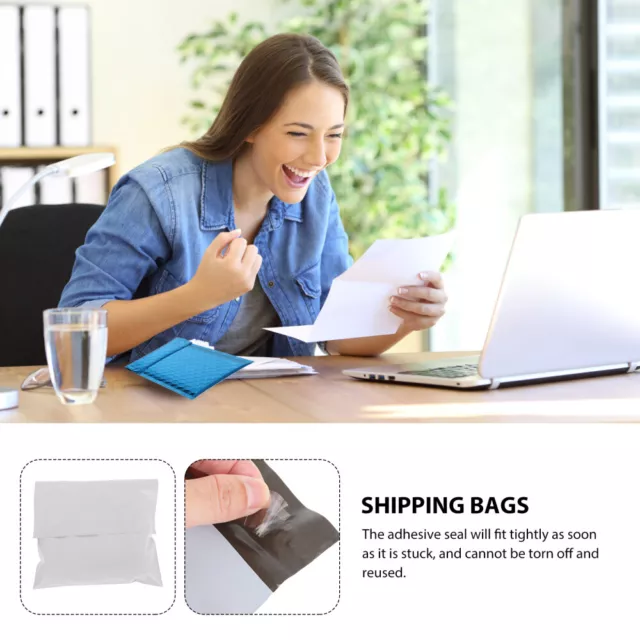 100 Pcs White or Courier Bag Bags for Clothes Packaging Envelopes Mailing 3