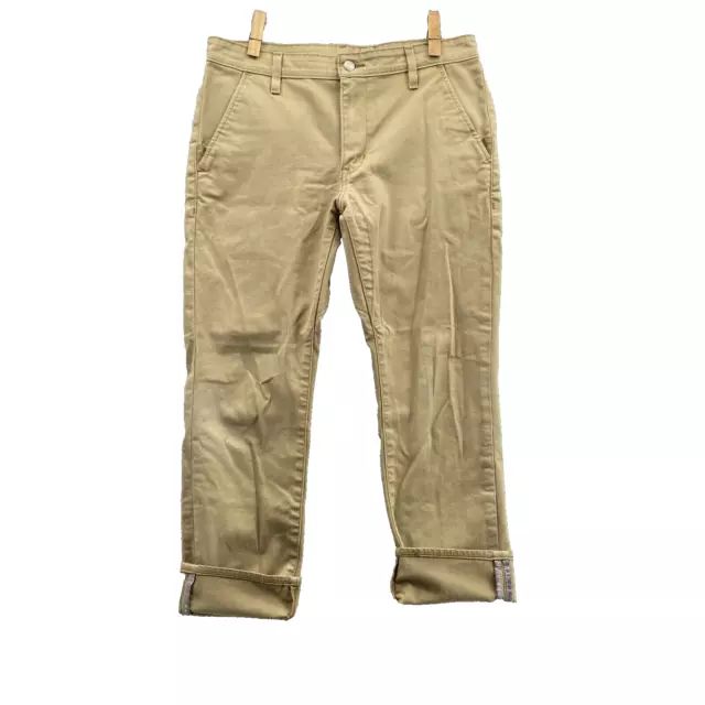 Levis Pants Adult SZ 32x27 Khaki Commuter Cycling Outdoor Casual Chino Jean Mens