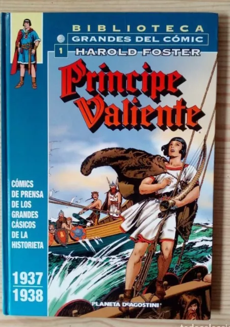 2 Comic Principe Valiente - Biblioteca Grandes Del Comic 1 Y 3 - Planeta