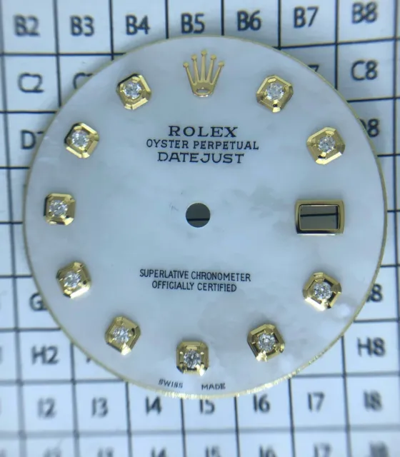 Rolex Datejust QS Dial White MOP with Diamond Markers 2-Tone 36mm