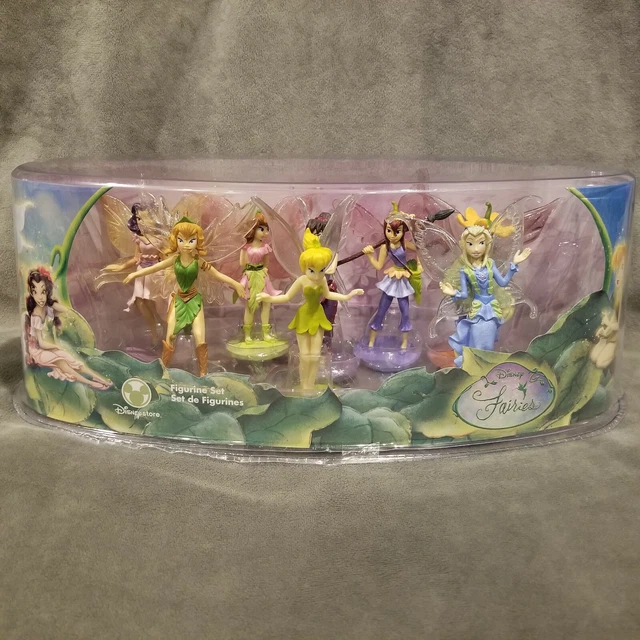 DISNEY FAIRIES DISNEY Store Exclusive Tinkerbell Figurine Set of 8 New