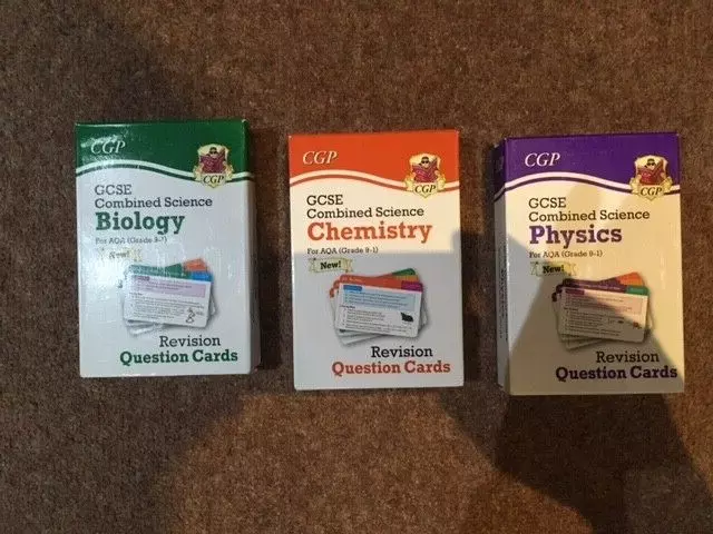 CGP GCSE Kombinierte Wissenschaft Biologie Chemie Physik AQA Revisionskarten