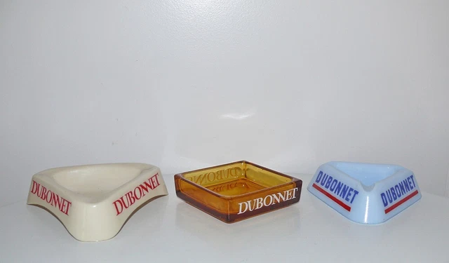 Cendrier publicitaire vintage DUBONNET - Années 50 - France Cendrier publicitaire vintage DUBONNET - Années 50 - France