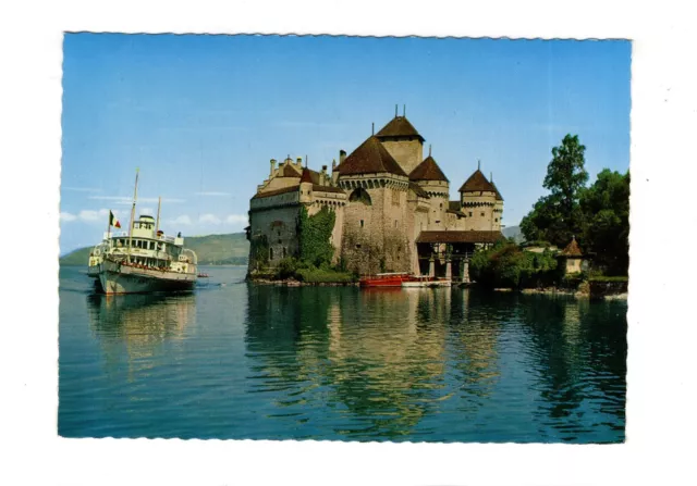 AK Ansichtskarte Schloss Chillon bei Montreux / Schweiz