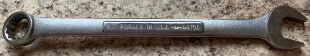 Craftsman 12 Point 1" Combination Wrench -Va-44705 Forged In Usa