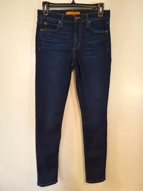 Joe's Jeans The Icon Mid Rise Skinny Ankle Size 27 Dark Wash Inseam 28" * Note