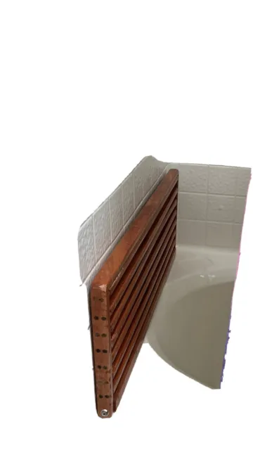 Silla de ducha montada en la pared Asiento de baño para bañera Ducha Combo Luxury Wood