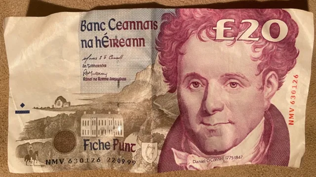 Ireland 20 Pounds 1999 22.09.99